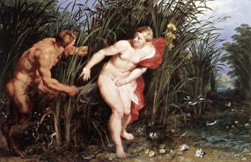 Pan und Syrinx Peter Paul Rubens Ölgemälde